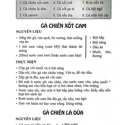 Món Ăn Được Nhiều Người Ưa Thích - Món Ăn Bắc - Trung - Nam (VT) 