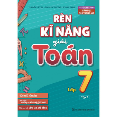 Sách: Combo 3 Cuốn Rèn Kĩ Năng Học Tốt Toán Lớp 7 + Rèn Kĩ Năng Giải Toán Lớp 7