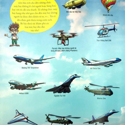 Bộ Sưu Tập Phương Tiện Giao Thông Kì Thú - Khám Phá Thế Giới Máy Bay - Tập 1