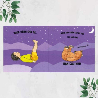 Ehon - Sleepy Little Yoga - Yoga Cùng Muông Thú: Ngủ Ngon Tròn Giấc 