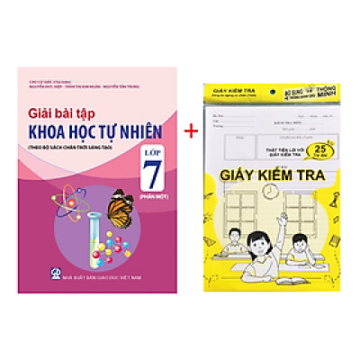 Sách - Giải bài tập Khoa học tự nhiên lớp 7 - phần một (Theo bộ Chân trời sáng tạo)