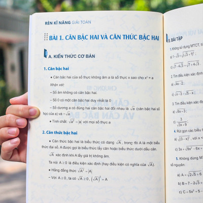 Sách: Combo 3 Cuốn Rèn Kĩ Năng Học Tốt Toán Lớp 9 + Rèn Kĩ Năng Giải Toán Lớp 9