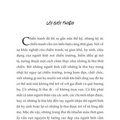 Những lá thư thời chiến Việt Nam (Tuyển tập) (Xuất bản lần thứ hai)