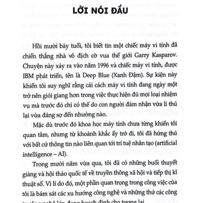 AI - Trí Tuệ Nhân Tạo - 101 Điều Cần Biết Về Tương Lai (Tái Bản 2023)
