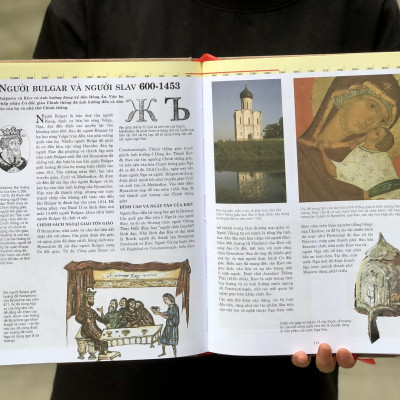 Sách Lịch Sử - Combo Bách Khoa Toàn Thư Lịch Sử (History Encyclopedia) Tập 1,Tập 2 - Á Châu Books - Tham Khảo Kiến Thức Lịch Sử Qua Từng Thời Kỳ ( Từ Thế Giới Cổ Đại Đến Thời Kỳ Hiện Đại )