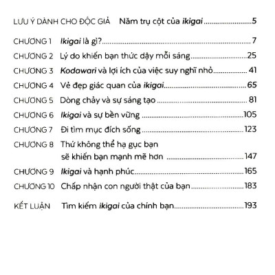 Ikigai - Bí Mật Sống Trường Thọ Và Hạnh Phúc Của Người Nhật