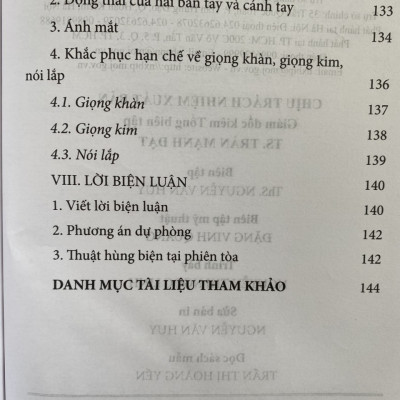 Khẩu Khí Và Thuật Học Hùng Biện Trong Nghề Luật