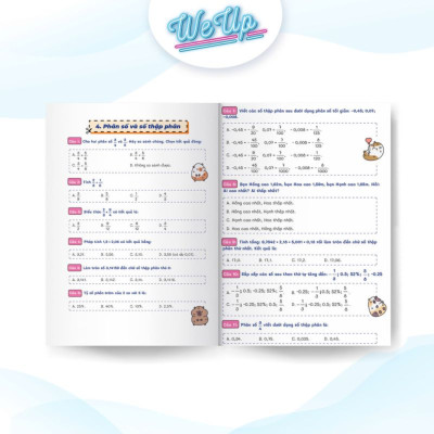 BỘ SÁCH LỚP 6: Sổ Mindmap 5 môn Toán Văn Anh Lí Hóa + 500 Bài tập Toán Văn Anh