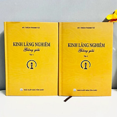 Sách - Kinh Lăng Già Tâm Ấn giảng giải ( bìa cứng) ( Bộ 2 cuốn)