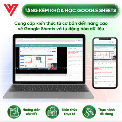 Combo 2 Sách PowerPoint Và Google Sheets Ứng Dụng Văn Phòng Kèm Khoá Học Online