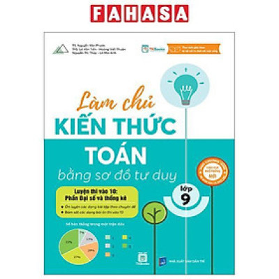 Sách - Làm Chủ Kiến Thức Toán Bằng Sơ Đồ Tư Duy Lớp 9 - Luyện Thi Vào 10 - Phần Đại Số Và Thống Kê