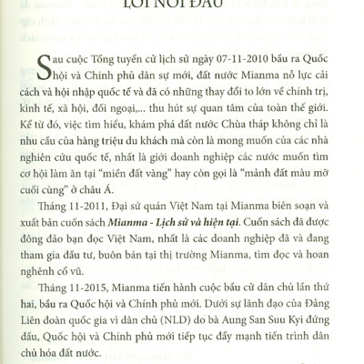 Mianma - Lịch Sử Và Hiện Tại