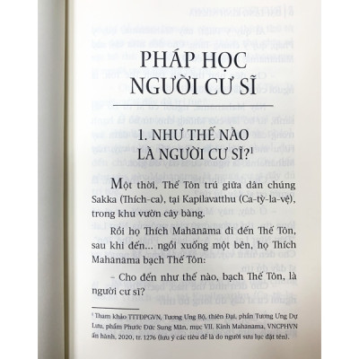 Pháp Học Người Cư Sĩ - HT. Thích Minh Châu