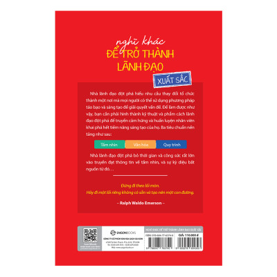 Nghĩ Khác Để Trở Thành Lãnh Đạo Xuất Sắc (SGB)