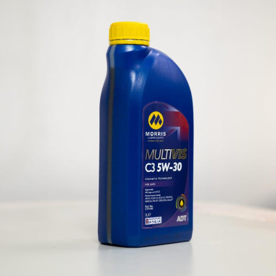 Dầu Nhớt Ô Tô Cao Cấp Tổng Hợp Cho Động Cơ Xăng - Morris Lubricants Multivis ADT C3 5W-30 / Can 1L