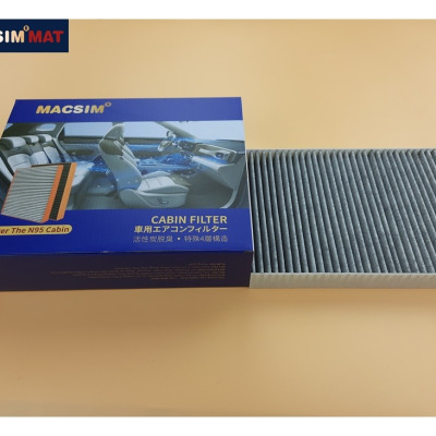 Lọc gió điều hòa cao cấp Macsim N95 cho xe Creta: 2015-2024 Mã  2336a1 (226 × 201 × 17 mm)