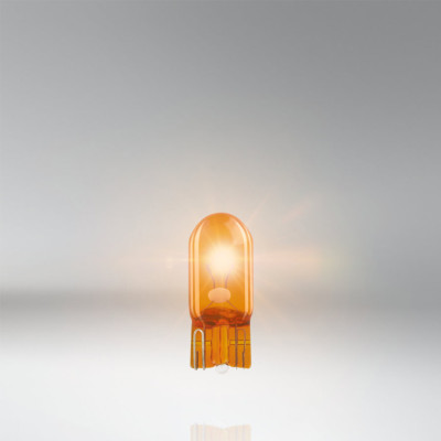 Combo 2 Bóng Đèn Chân Ghim Nhỏ 1 Tim OSRAM Original T10 WY5W 12V 5W Màu Vàng