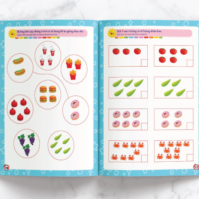 Combo 4 cuốn Tự tin vào lớp 1: Tập đánh vần - Bước đầu tập viết - Toán Tư duy - Cùng bé chinh phục toán học