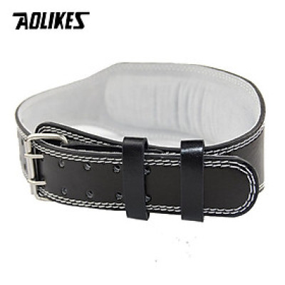 Đai lưng cứng tập thể hình da bò cao cấp AOLIKES A-YX048 weightlifting belt