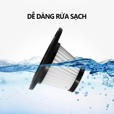 Máy Hút Bụi Cầm Tay, Không Dây Sạc Pin Công Suất 120W Lực Hút Mạnh