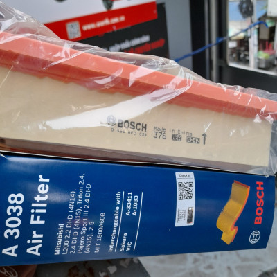 Lọc Gió Động Cơ BOSCH A3038| Dành Cho TOYOTA Camry 3.5(11-17); MITSUBISHI Triton 2.4 (15-); LUXUS RX350 3.5 (08-19)..vv