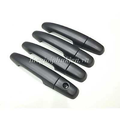 Ốp tay nắm cửa xe Suzuki XL7 nhựa ABS đen