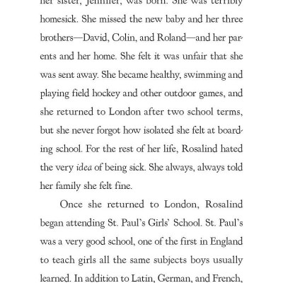 She Persisted: Rosalind Franklin