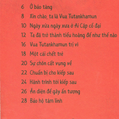 Vua TUTANKHAMUN - Chuyện Giờ Mới Kể