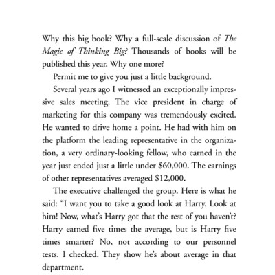 The Magic Of Thinking Big