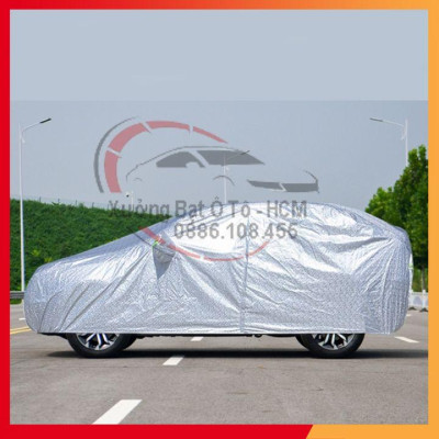 Bạt Phủ Xe Ô Tô 3 Lớp Tráng Nhôm Cao Cấp, Áo Trùm Bảo Vệ Xe TOYOTA ZACE, Bạc Phủ Trùm Bảo Vệ Che Nắng