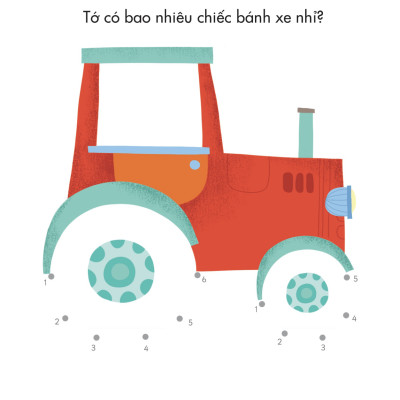  25++ Hoạt Động Rèn Luyện Trí Sáng Tạo Và Tư Duy Cho Trẻ - Nối Số Và Tô Màu