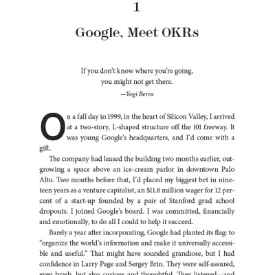 Measure What Matters: How Google, Bono, And The Gates Foundation Rock The World With OKRs