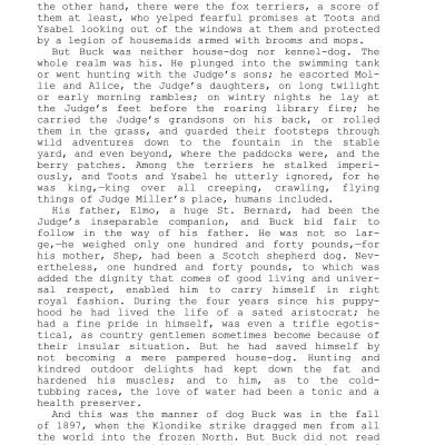 The Call of the Wild and White Fang