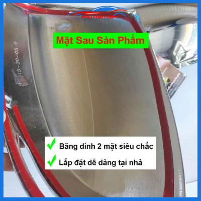 Ốp gương Vios 2014-2015-2016-2017 mạ crom bảo vệ chống trầy trang trí làm đẹp xe