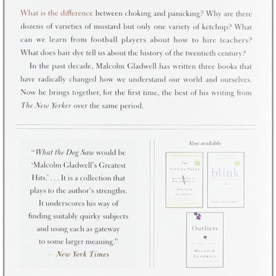 What The Dog Saw: And Other Adventures