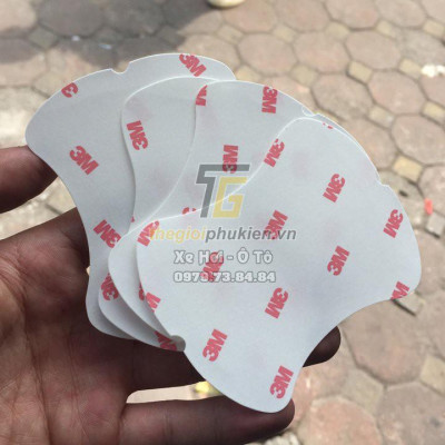 Bộ ốp tay nắm cửa xe Toyota Vios 2014-2018 mạ Crom - Tặng miếng dán trong suốt chống xước hõm cửa