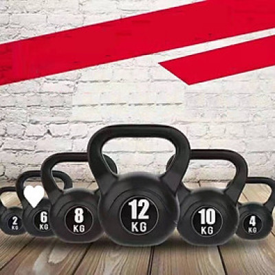 Tạ ấm tập gym 12kg, Tạ bình vôi Kích thước :26*21cm( Chất Liệu Nhựa PE Bọc Bê Tông) Tập Gym Tại Nhà Hiệu Quả Săn Chắc Nhóm Cơ , Giúp Vóc Dáng Thân Hình Đẹp Hơn