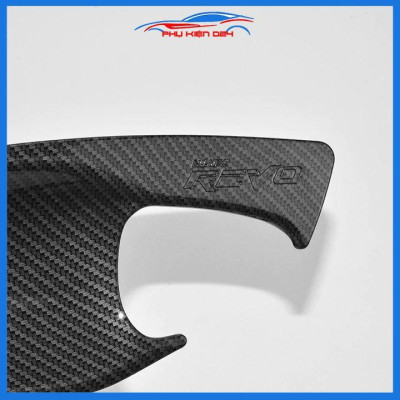 Ốp hõm cửa Hilux Revo 2019-2020-2021 vân cacbon chống trầy trang trí xe