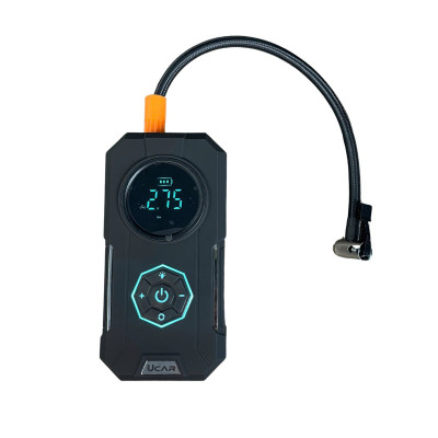 Máy bơm lốp xe máy, xe ô tô, xe đạp, bơm bóng UCAR I-01, pin sạc nhỏ gọn, tự động dừng khi đủ áp suất, có đèn LED