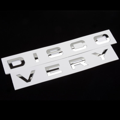 Tem DISCOVERY chữ nổi dán trang trí nắp CAPO ô tô