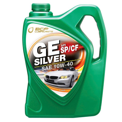 Dầu Nhớt Ô Tô BCP GE SILVER SAE 10W40 - API SP/CF 4 Lít Nhập Khẩu Thái Lan - Dầu Nhớt Động Cơ Xăng/Dầu