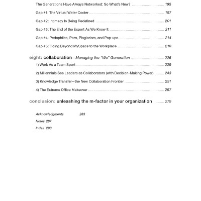 The M-Factor: How the Millennial Generation Is Rocking the Workplace