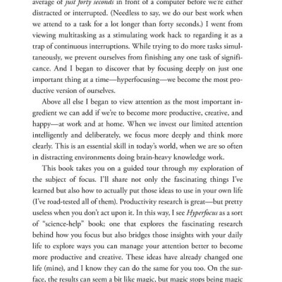 Hyperfocus: How To Work Less To Achieve More