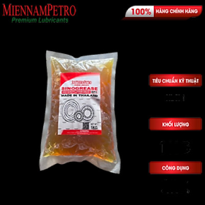 Mỡ Bôi Trơn MiennamPetro Sinogrease Lithium EP1 NLGI 1 1KG Bảo Vệ Ô Tô Công Nghiệp Cao Cấp