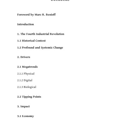 The Fourth Industrial Revolution