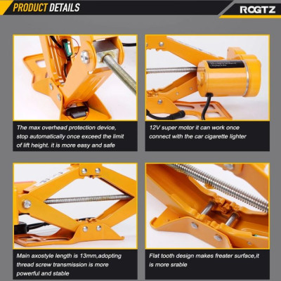 Bộ nâng kích gầm điện, máy bơm lốp và máy siết ốc ô tô đa năng 3 trong 1 TY-42EJ-S dùng cho các xe có trọng tải dưới 3 tấn