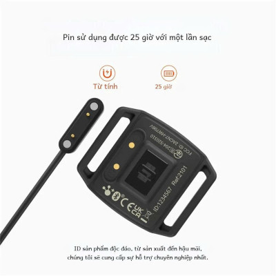 Cảm Biến Nhịp Tim Đeo Tay Coospo HW706 HRM ANT+ BLE5.0 IPX67 Tương Thích Garmin Bryton IGPSPORT Coosporide Opendrider