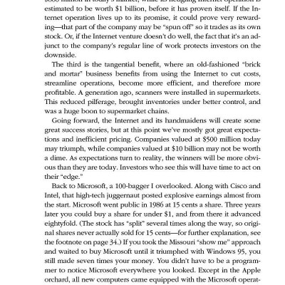 One Up On Wall Street: How To Use What You Already Know To Make Money In The Market