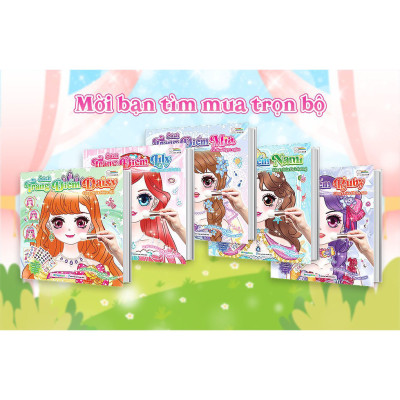 Sách Trang điểm Mia - Cô dâu Ngọt Ngào (Hơn 100 Stickers mắt môi phụ kiện lấp lánh)