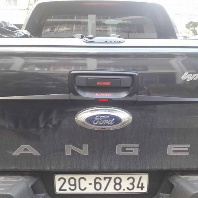 Bộ ốp Pha + hậu +tay + hõm+ Hõm cốp + nắp xăng Nhựa đen cao cấp Ford Ranger dùng cho Form xe 2015 đến 2019